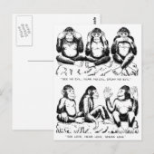 Zie Geen aambeeld, hoor geen aambeeld, spreek geen Briefkaart (Voorkant / Achterkant)