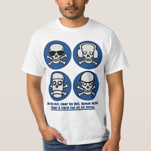 Zie Geen aambeeld T-shirt (Voorkant)