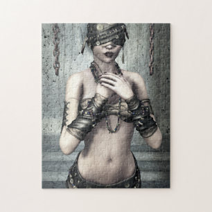 Zie Geen boze gothische kunst Puzzle Legpuzzel