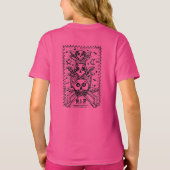 ZIE GEEN EVIL CEMETERY SKELETON TRICK OR TREAT T-SHIRT (Achterkant)