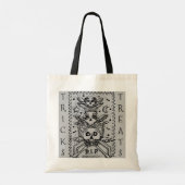 ZIE GEEN EVIL CEMETERY SKELETON TRICK OR TREAT TOTE BAG (Achterkant)