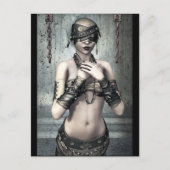 Zie Geen Evil Gothic Art Briefkaart (Voorkant)