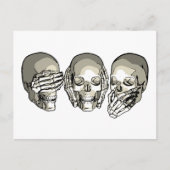 ZIE GEEN GEBEURTENISSKULLS BRIEFKAART (Voorkant)