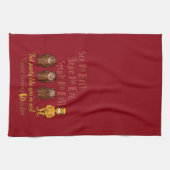 Zie geen kwaad feest 60th theedoek (Horizontaal)