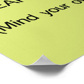 Zie geen kwaad, hoor geen kwaad, spreek geen kwaad poster (Hoek)