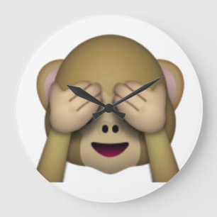 Zie Geen zwarte aap - Emoji Grote Klok