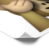 Zie Geen zwarte aap - Emoji Poster (Hoek)