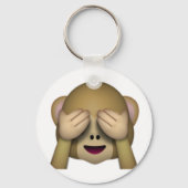 Zie Geen zwarte aap - Emoji Sleutelhanger (Voorkant)