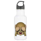 Zie Geen zwarte aap - Emoji Waterfles (Voorkant)