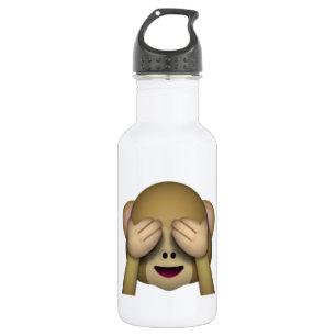 Zie Geen zwarte aap - Emoji Waterfles