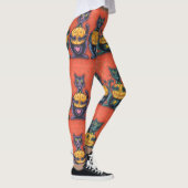 ZIE GEEN ZWARTE VANGSTEN, HALLOWEEN LEGGINGS Oranj (Rechts)