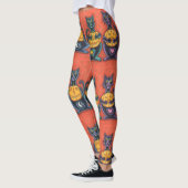 ZIE GEEN ZWARTE VANGSTEN, HALLOWEEN LEGGINGS Oranj (Links)