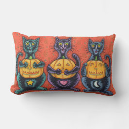ZIE GEEN ZWARTE VRUCHTEN, HALLOWEEN LUMBAR PILLOW KUSSEN