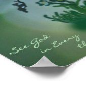 Zie God in Alles Poster (Hoek)