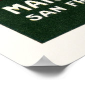 Zie Hawaii Travel Poster (Hoek)