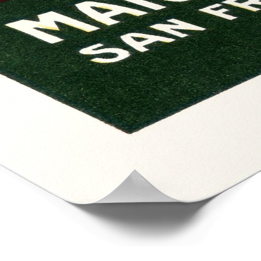 Zie Hawaii Travel Poster (Hoek)