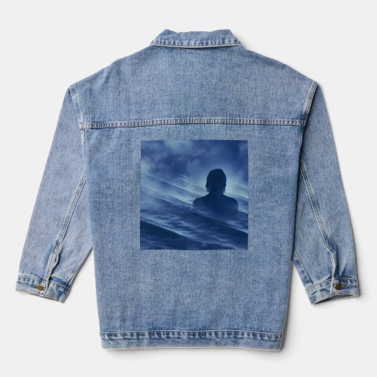 Zie het alleen denim jacket (Achterkant)