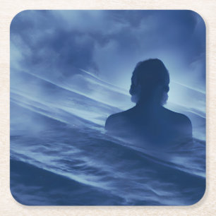 Zie het alleen kartonnen onderzetters