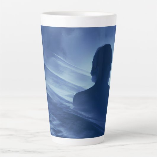 Zie het alleen latte mok (Voorkant)