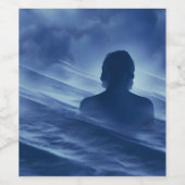 Zie het alleen wijn etiket (Enkel label)