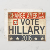 Zie het Briefkaart van de verkiezingen van 2016 vo (Voorkant / Achterkant)