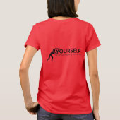 "Zie het, geloof het: duw jezelf" T-shirt (Achterkant)