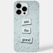 "Zie het goede - Positive Vibes Phone Case Design (Achterkant)