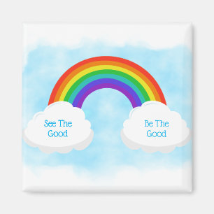 Zie het goede zijn de goede regenboognetten magneet