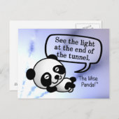 Zie het licht aan het eind van de tunnel briefkaart (Voorkant / Achterkant)