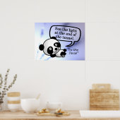 Zie het licht aan het eind van de tunnel poster (Keuken)