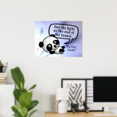 Zie het licht aan het eind van de tunnel poster (Thuiskantoor)