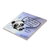 Zie het licht aan het eind van de tunnel tegeltje (Zijkant)