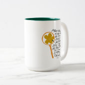 Zie het Licht in het Kleine Inspirerend van Dingen Tweekleurige Koffiemok (Voorkant rechts)