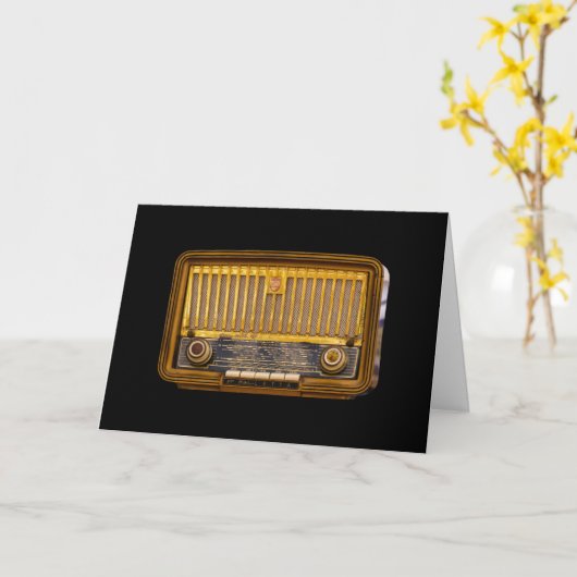 Zie het onder ogen, uw Antiek verjaardag Kaart (Gele Bloem)