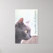 Zie het onmogelijke als mogelijk canvas afdruk (Voorkant)