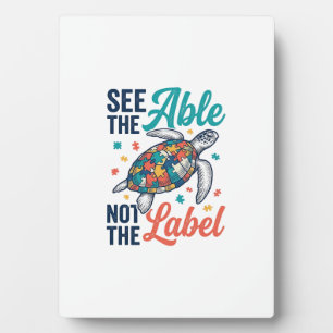 Zie het shirtontwerp voor bewustzijn van de Able T Fotoplaat