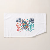 Zie het shirtontwerp voor bewustzijn van de Able T Handdoek (Handdoek)