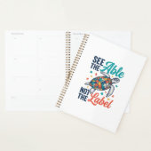 Zie het shirtontwerp voor bewustzijn van de Able T Planner (Display)