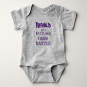Zie hier het Future Game Master Baby Body Suit Romper (Voorkant)