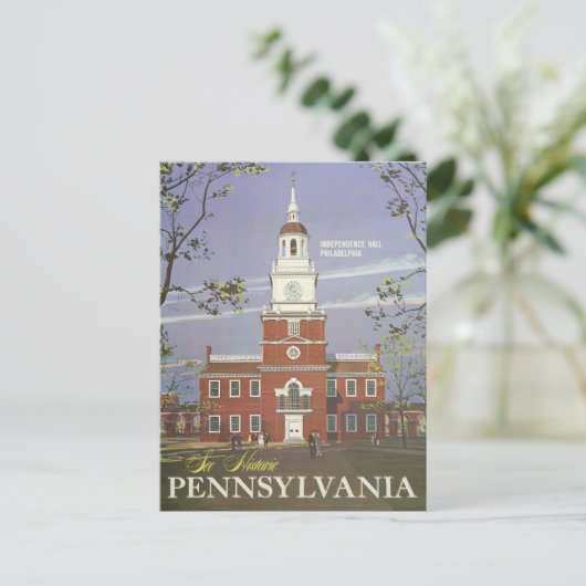  Zie Historic Pennsylvania USA Travel Poste Briefkaart (Staand voorkant)