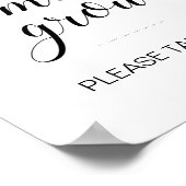 Zie hoe ik Baby shower kweek Botanische Favors Sig Poster (Hoek)