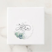 Zie hoe ik groei - Succulents Greenery Baby shower Bedankjes Labels (In situ)