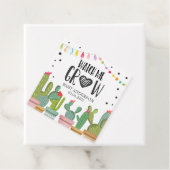 Zie hoe ik groene cactus groei Succlent Fiesta Bedankjes Labels (In situ)