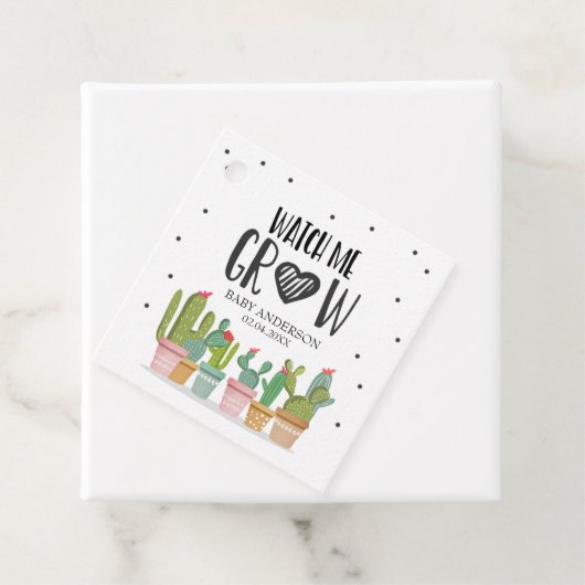 Zie hoe ik groene cactus kweek Succulent Fiesta Bedankjes Labels (In situ)