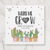 Zie hoe ik groene cactus kweek Succulent Fiesta Bedankjes Labels (Voorkant)