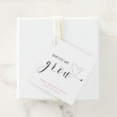 Zie hoe ik het Baby shower van het crèmekleurige m Bedankjes Labels (In situ)