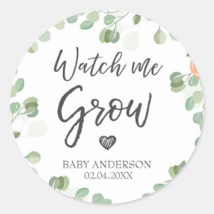 Zie hoe ik Plant voor schokdemper laat Plant Ronde Sticker