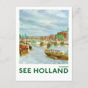 Zie Holland vintage-Briefkaart Briefkaart