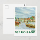 Zie Holland vintage-Briefkaart Briefkaart (Voorkant / Achterkant)