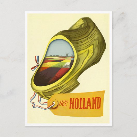 Zie Holland vintage-Briefkaart Briefkaart (Voorkant)